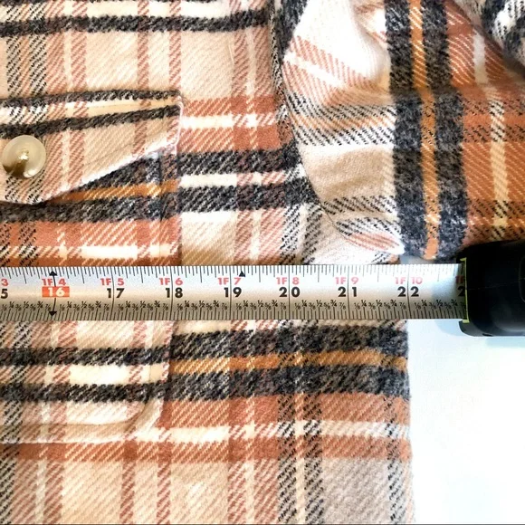 NWT Universal Thread Women's Mid Length Plaid Shirt Jacket, Size Medium - Picture 14 of 14